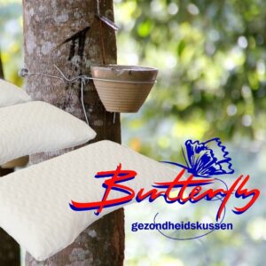 Butterfly kussen voor buikslaper